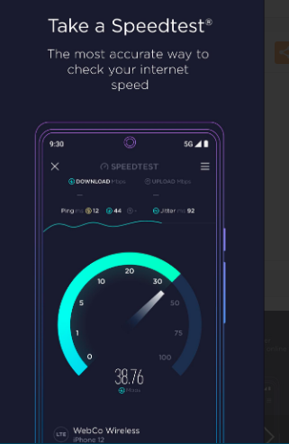 speed test image